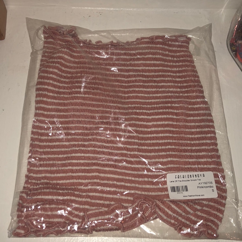 Fashion Nova: Lena off the Shoulder Smock Top